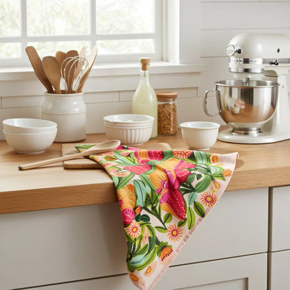 Protea Blooms Designer Tea Towel