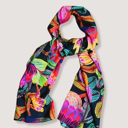 Protea Australis Silk Scarf Kirsten Katz