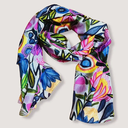 Protea Magnifica Silk Scarf Kirsten Katz
