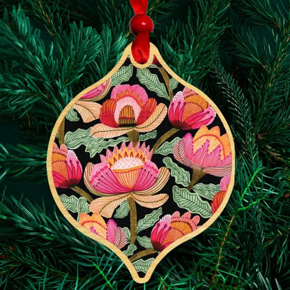 Proteus Pink Australian Christmas Bauble  Kirsten Katz