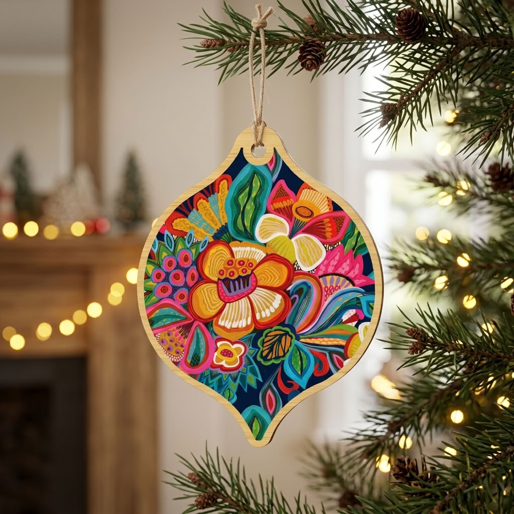 Radiant Spring Australian Christmas Bauble Kirsten Katz