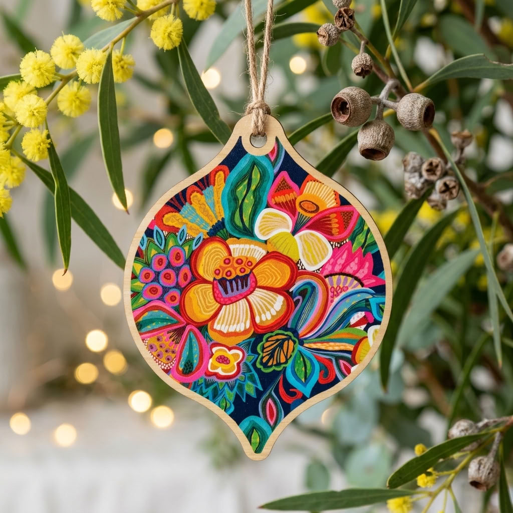 Radiant Spring Australian Christmas Bauble Kirsten Katz