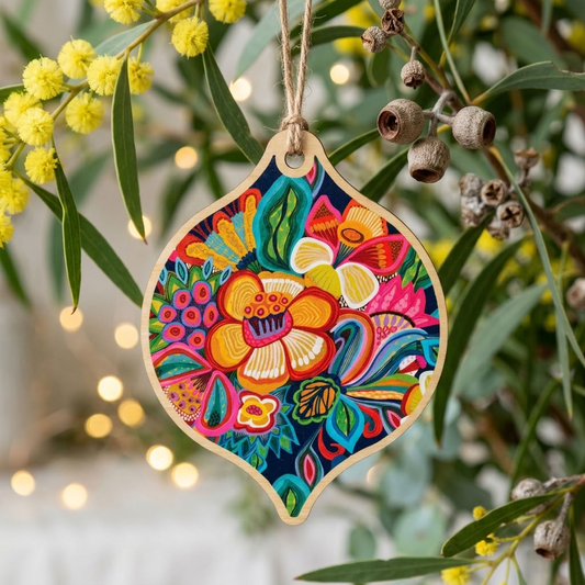 Radiant Spring Australian Christmas Bauble Kirsten Katz