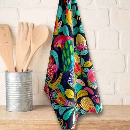 Rosella Majestica Designer Tea Towel