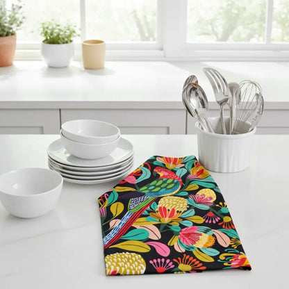 Rosella Majestica Designer Tea Towel