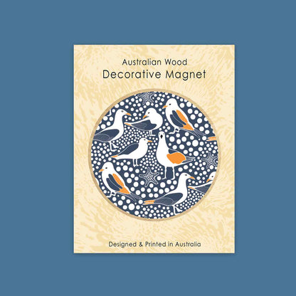 Seagulls Magnet & Card Set Kirsten Katz