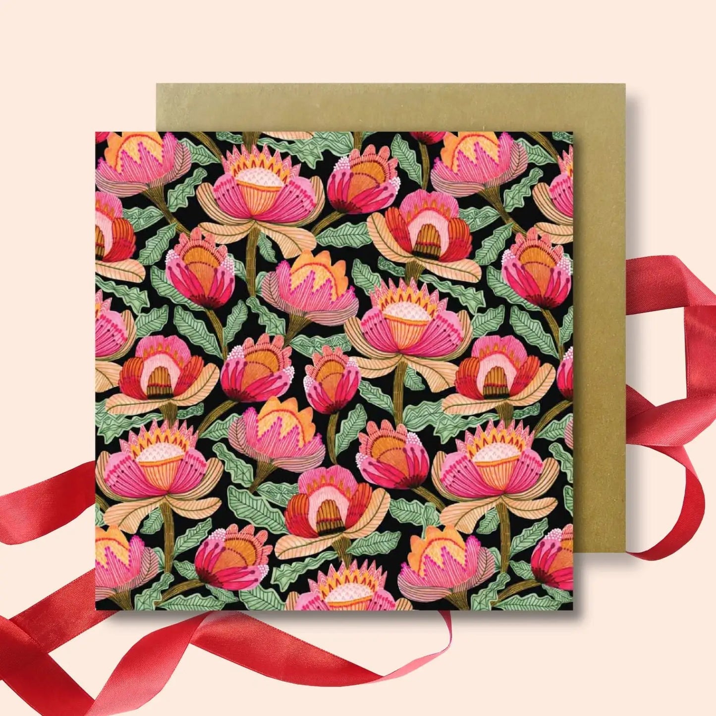 Set of 4 Greeting Cards – Cornflowers  Kirsten Katz