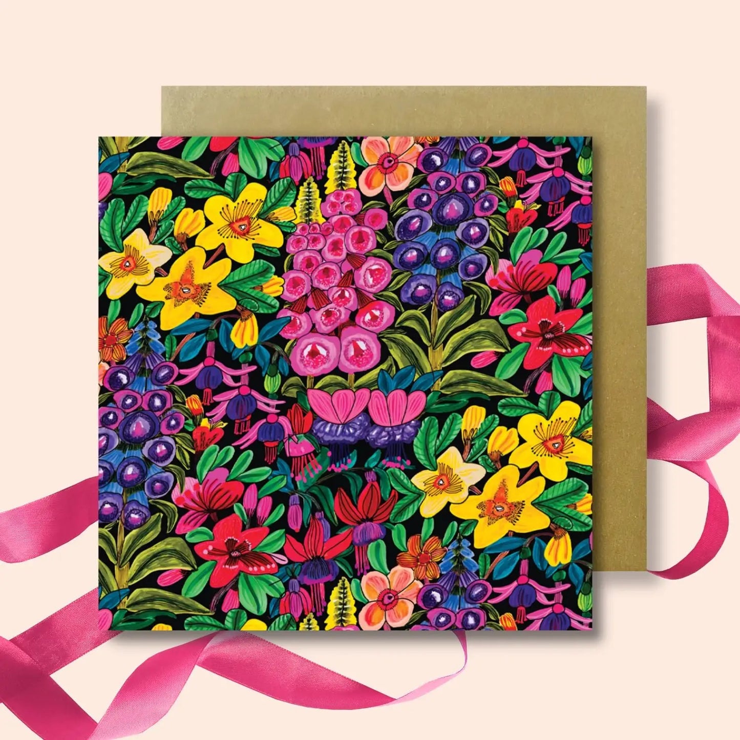 Set of 4 Greeting Cards – Foxglove Fantasy  Kirsten Katz