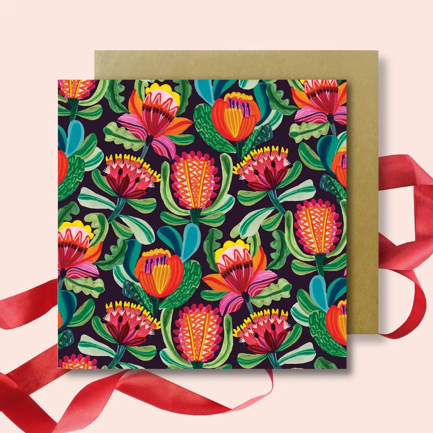 Set of 4 Greeting Cards – Foxglove Fantasy  Kirsten Katz