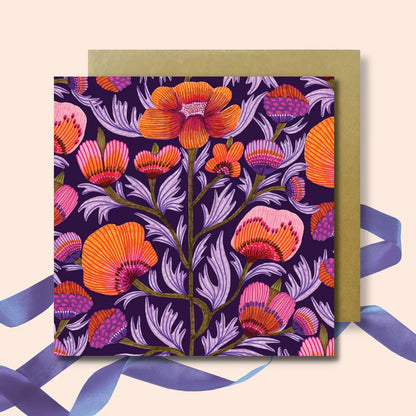 Set of 4 Greeting Cards – Foxglove Fantasy  Kirsten Katz
