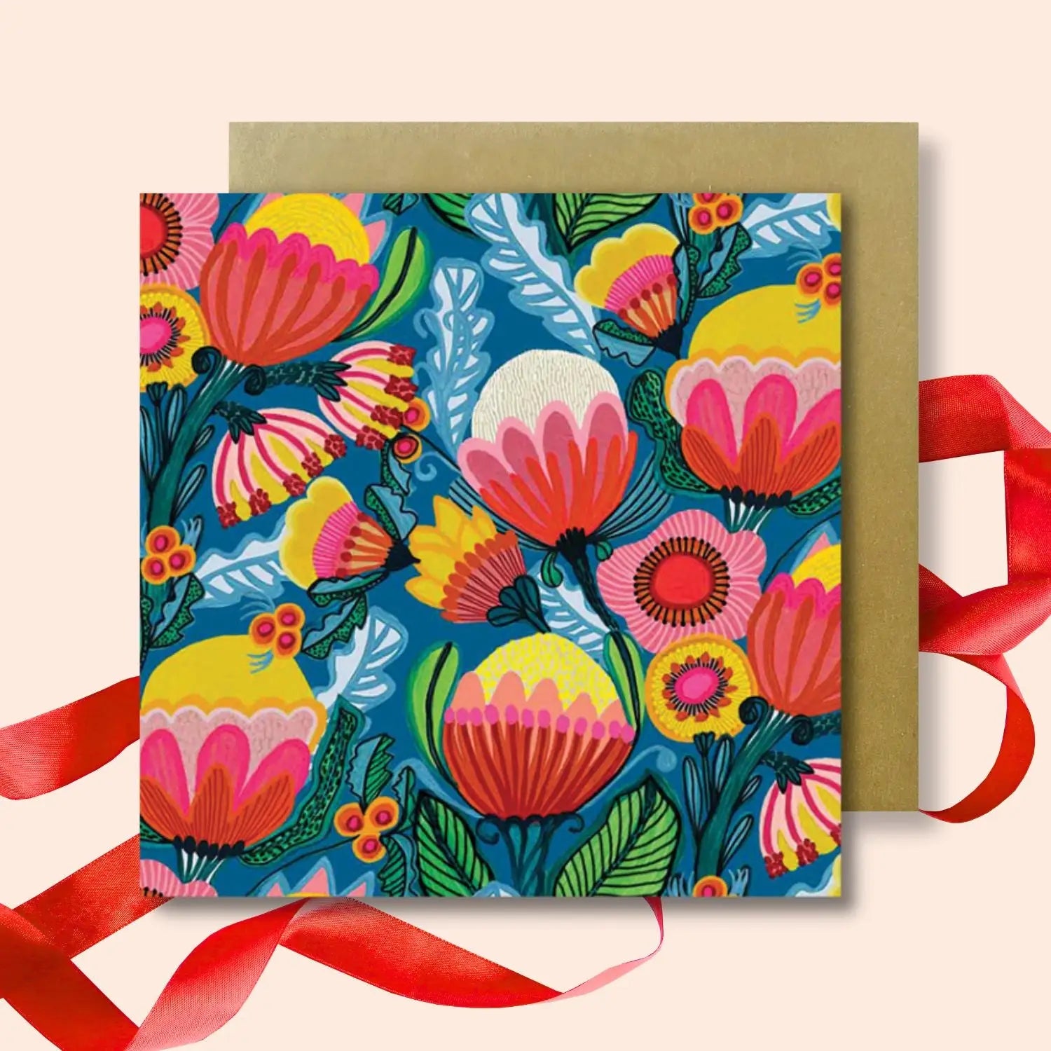 Set of 4 Greeting Cards – Golden Bunch  Kirsten Katz