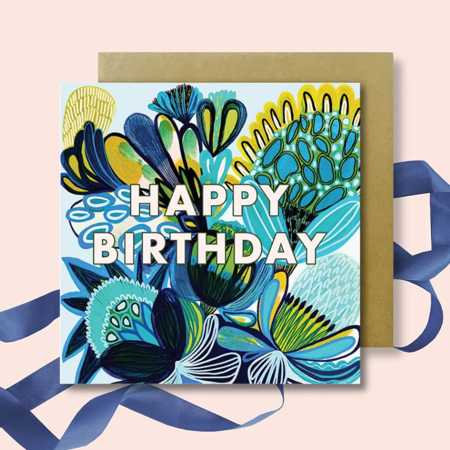 Set of 4 Greeting Cards – Happy Birthday Set  Kirsten Katz