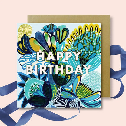 Set of 4 Greeting Cards – Happy Birthday Set  Kirsten Katz