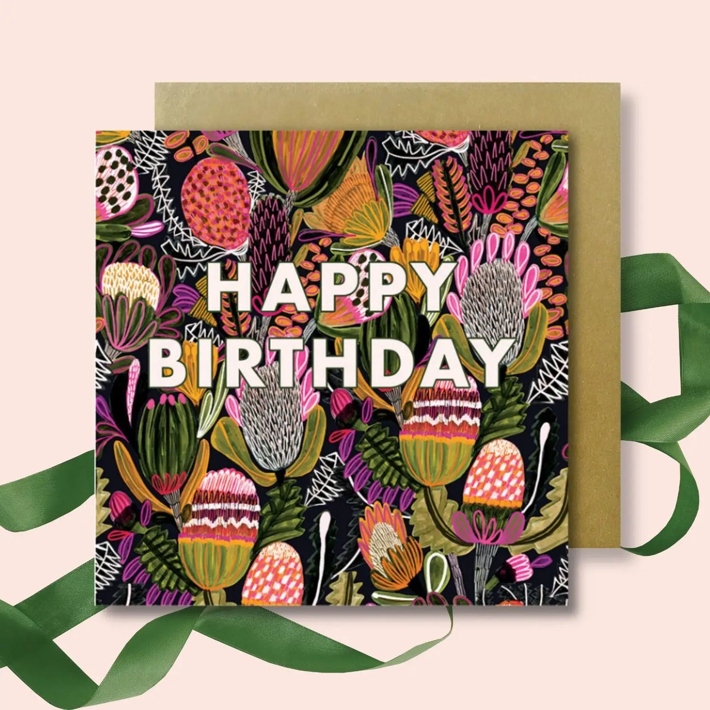 Set of 4 Greeting Cards – Happy Birthday Set  Kirsten Katz