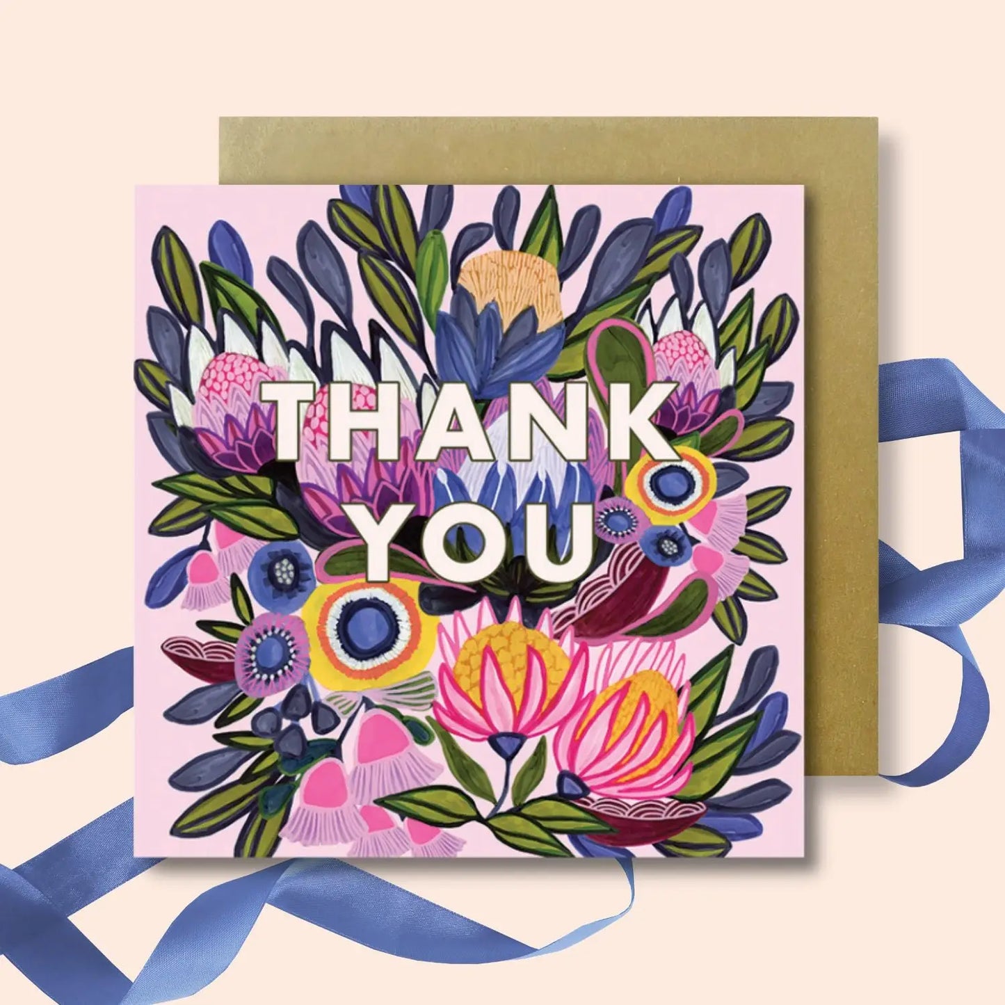 Set of 4 Greeting Cards – Love & Thank You  Kirsten Katz