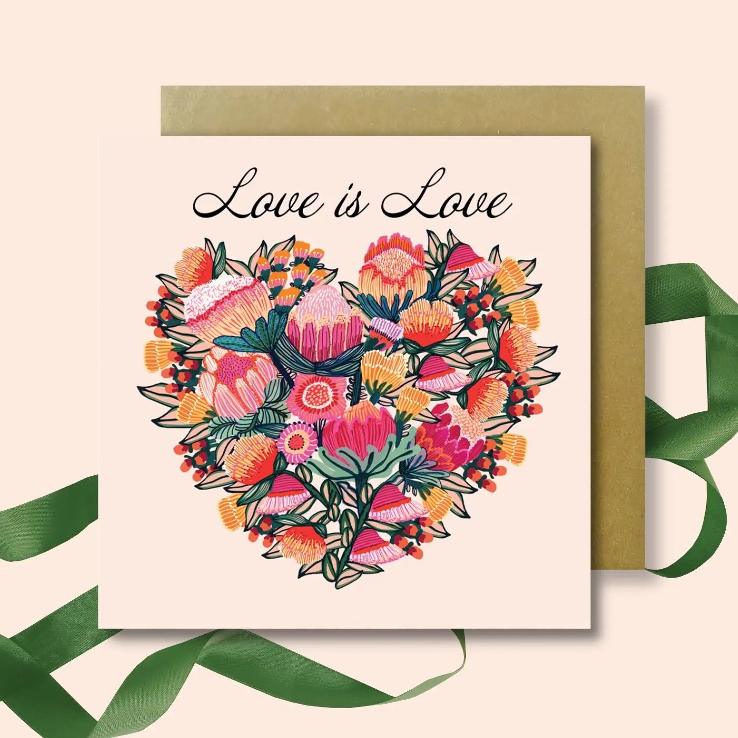 Set of 4 Greeting Cards – Love & Thank You  Kirsten Katz