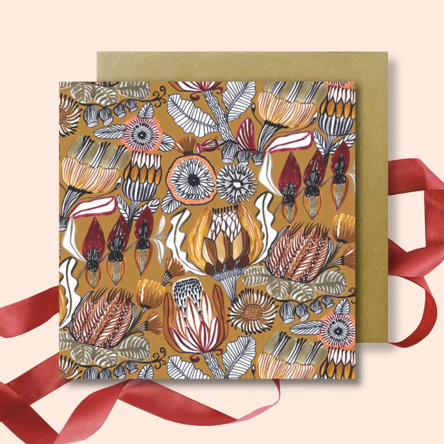 Set of 4 Greeting Cards – Neutral Natives  Kirsten Katz