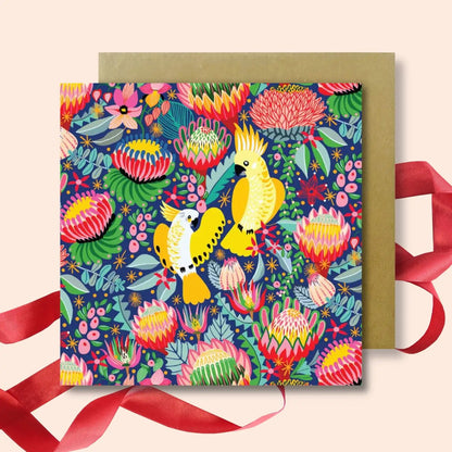 Set of 4 Greeting Cards – Tropical Paradise  Kirsten Katz