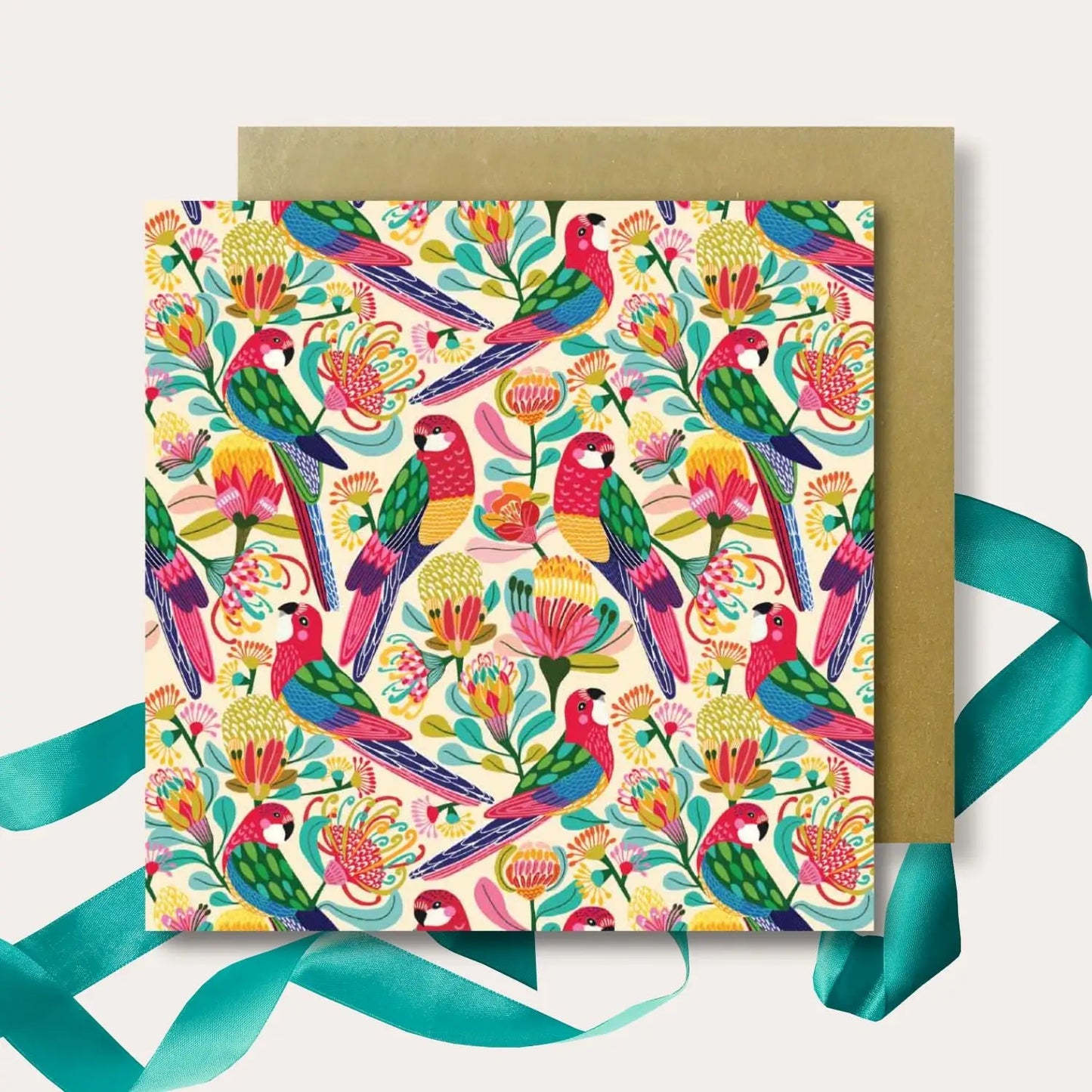 Set of 4 Greeting Cards – Tropical Paradise  Kirsten Katz