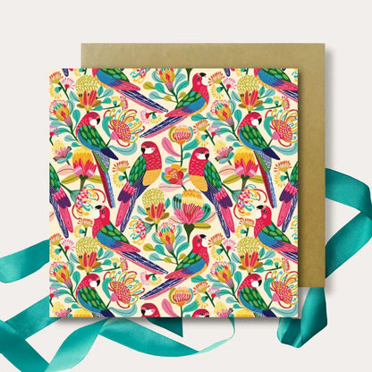 Set of 4 Greeting Cards – Tropical Paradise  Kirsten Katz
