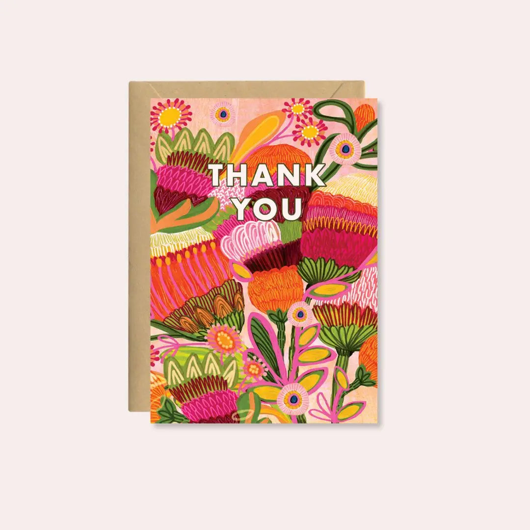 Thank You Card – Wild Blooms Native Flowers  Kirsten Katz