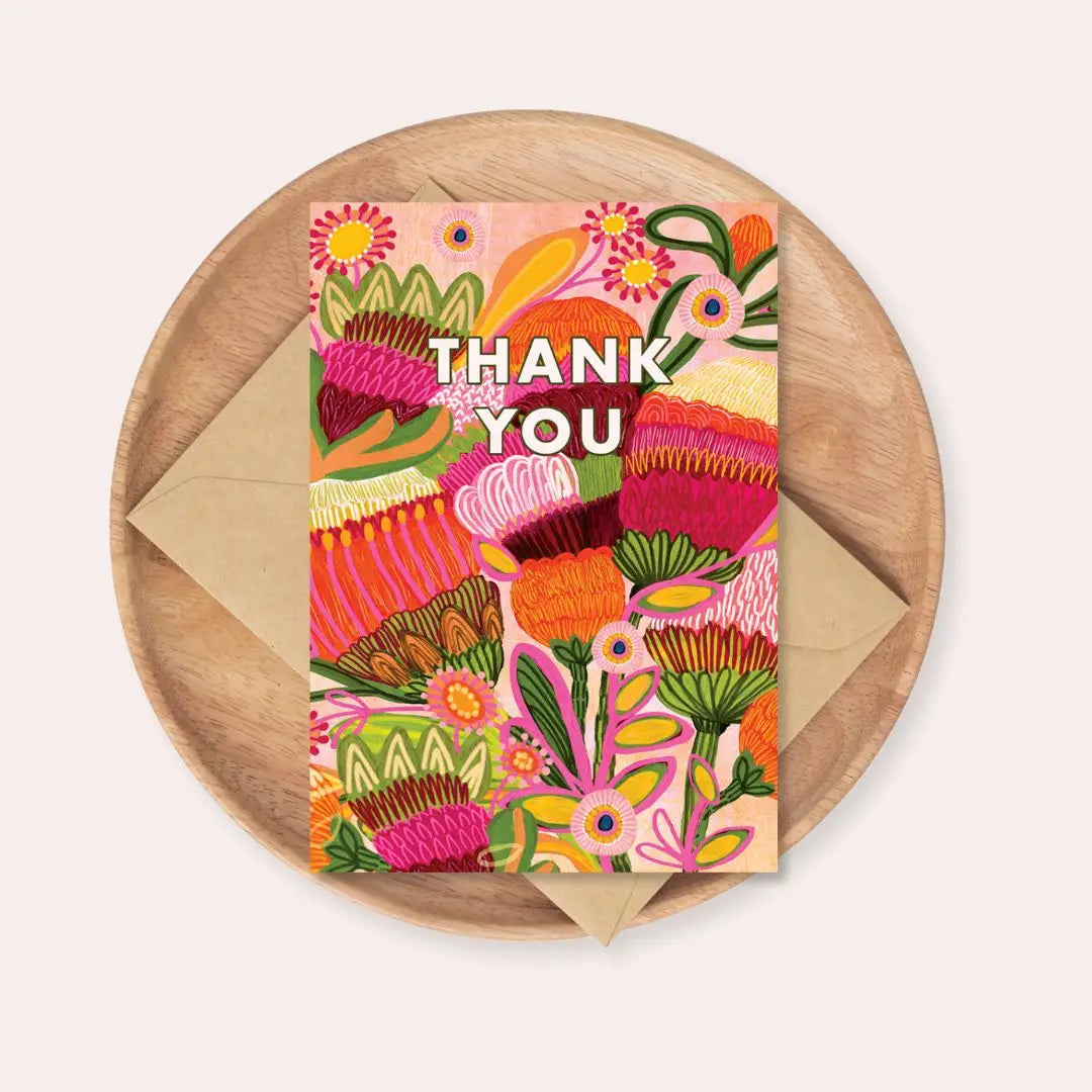 Thank You Card – Wild Blooms Native Flowers  Kirsten Katz