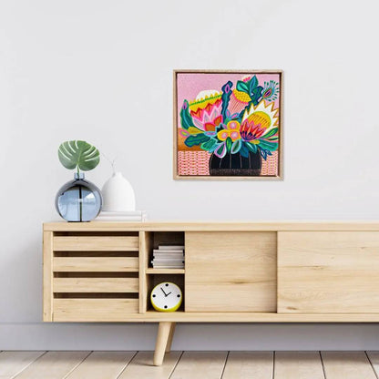 Vivid Flora Original Painting Kirsten Katz