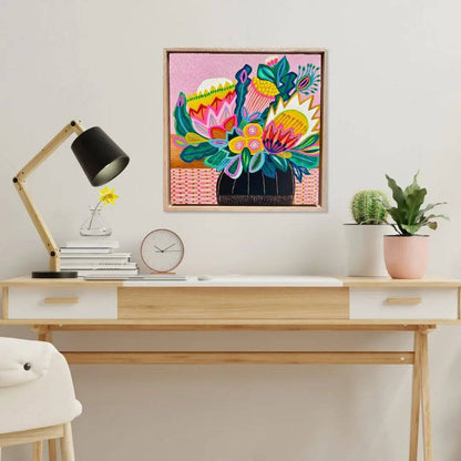 Vivid Flora Original Painting Kirsten Katz