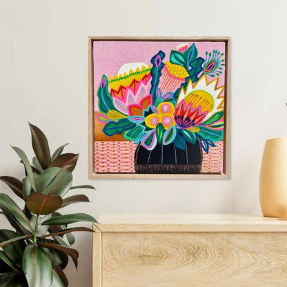 Vivid Flora Original Painting Kirsten Katz