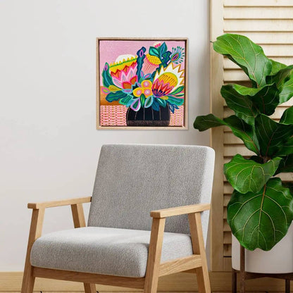 Vivid Flora Original Painting Kirsten Katz