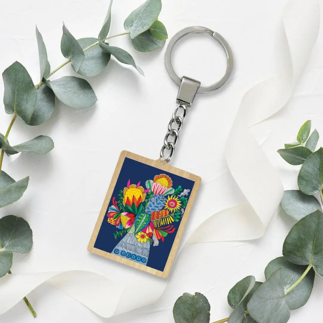 Wild Things Wooden Keyring  Kirsten Katz