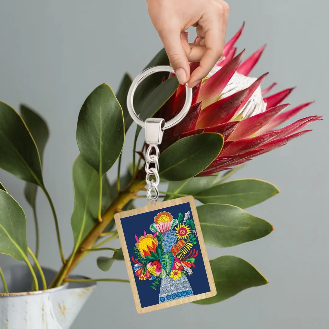 Wild Things Wooden Keyring  Kirsten Katz