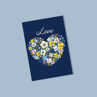 With Love Card – Heart of Flowers  Kirsten Katz