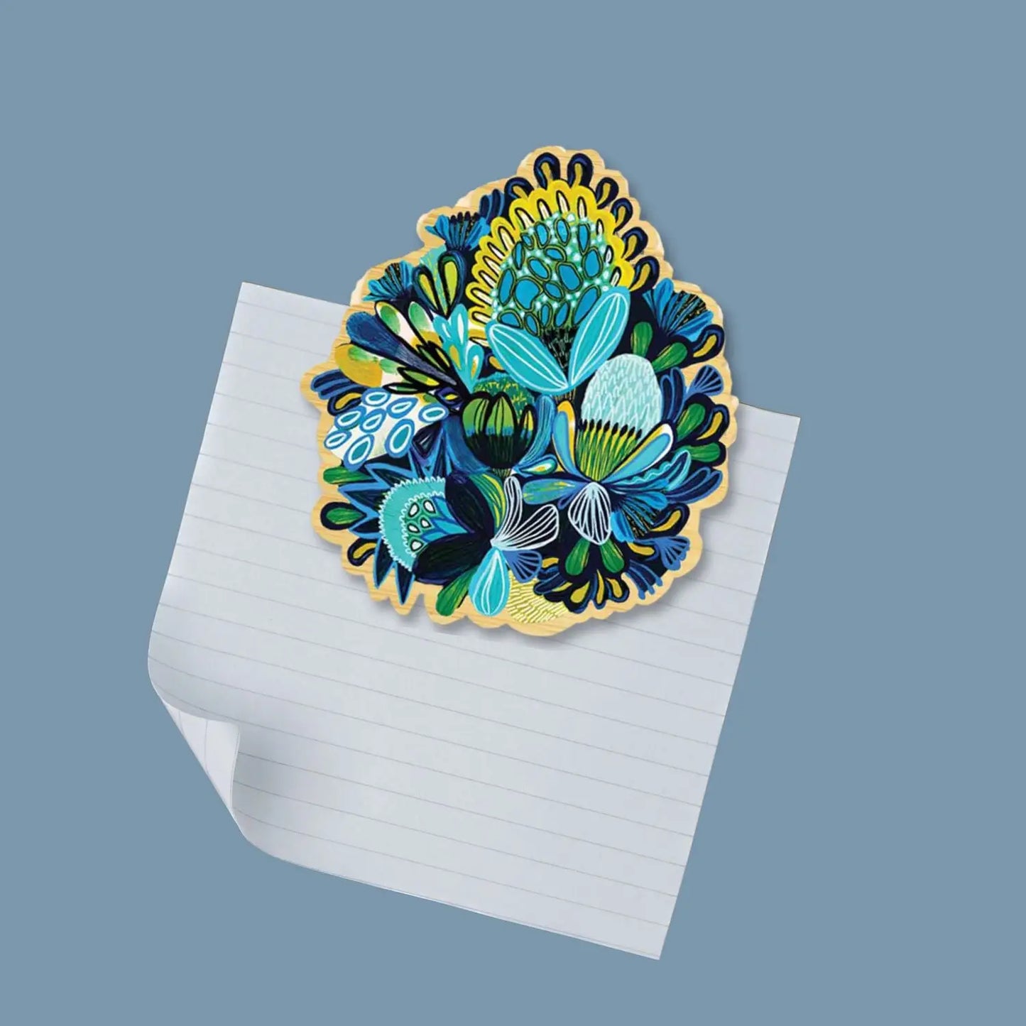 Wooden Fridge Magnet - Azure Natives  Kirsten Katz