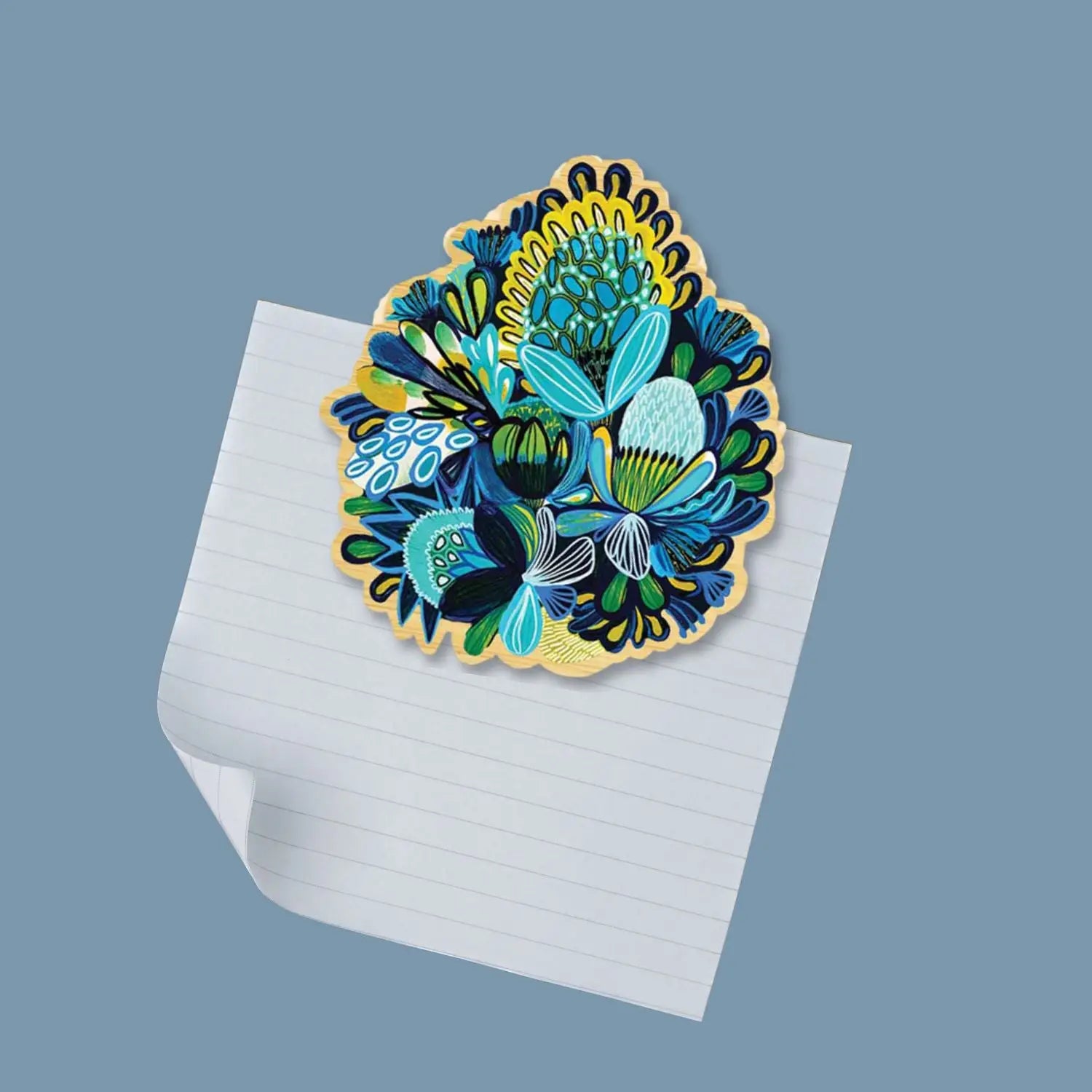Wooden Fridge Magnet - Azure Natives  Kirsten Katz