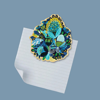 Wooden Fridge Magnet - Azure Natives  Kirsten Katz