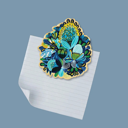Wooden Fridge Magnet - Azure Natives  Kirsten Katz