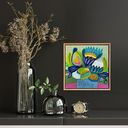 Bright Side Blooms – Mini Original Painting | Botanical Collection