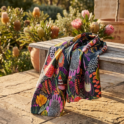 Bush Banksia Silk Scarf