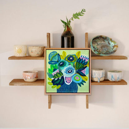 Cool Garden Cuttings – Mini Original Painting | Botanical Collection