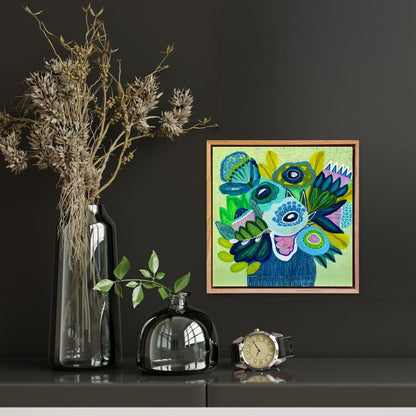 Cool Garden Cuttings – Mini Original Painting | Botanical Collection