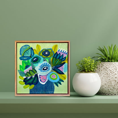 Cool Garden Cuttings – Mini Original Painting | Botanical Collection