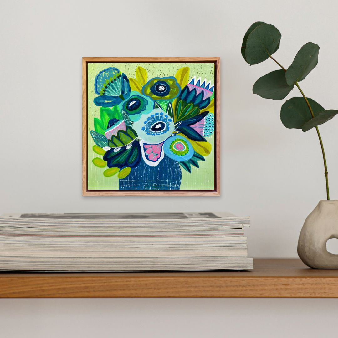 Cool Garden Cuttings – Mini Original Painting | Botanical Collection