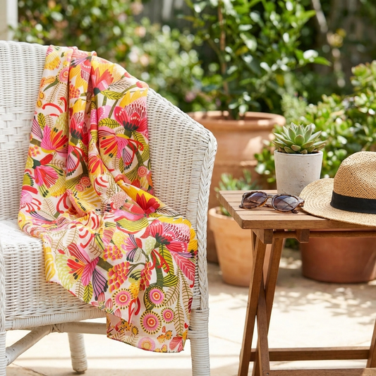 Garden of Eden Silk Scarf