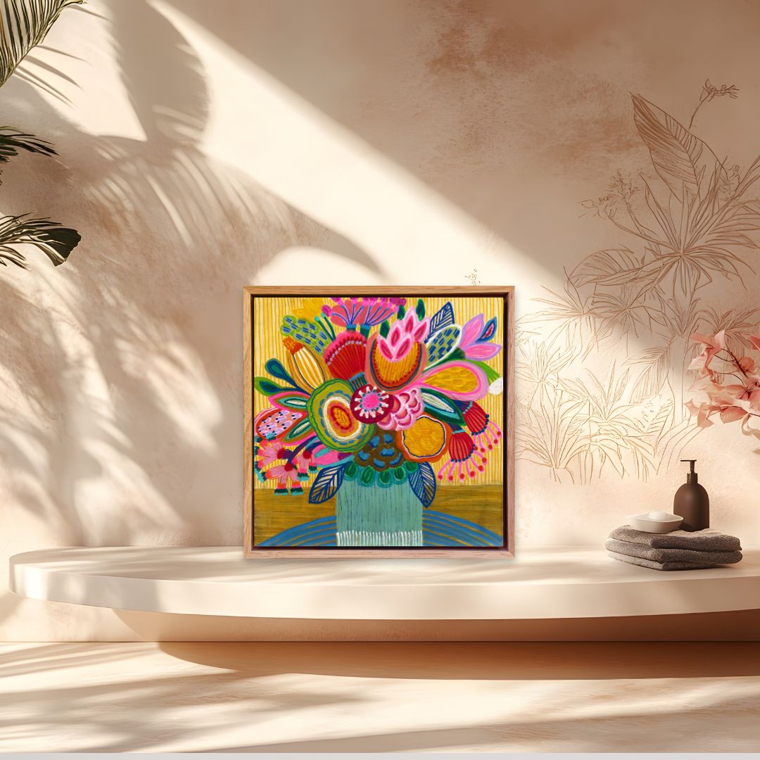 Joyful Blooming – Original Painting | Botanical Collection