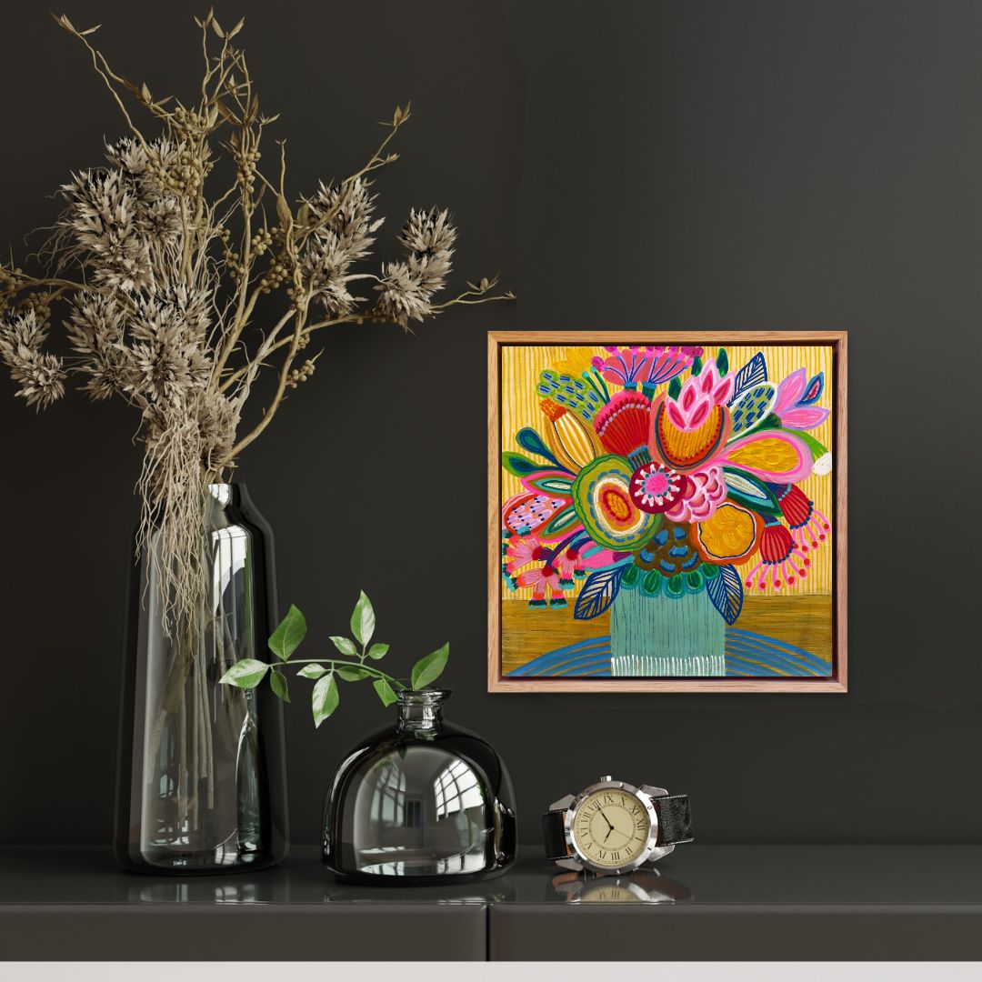 Joyful Blooming – Original Painting | Botanical Collection
