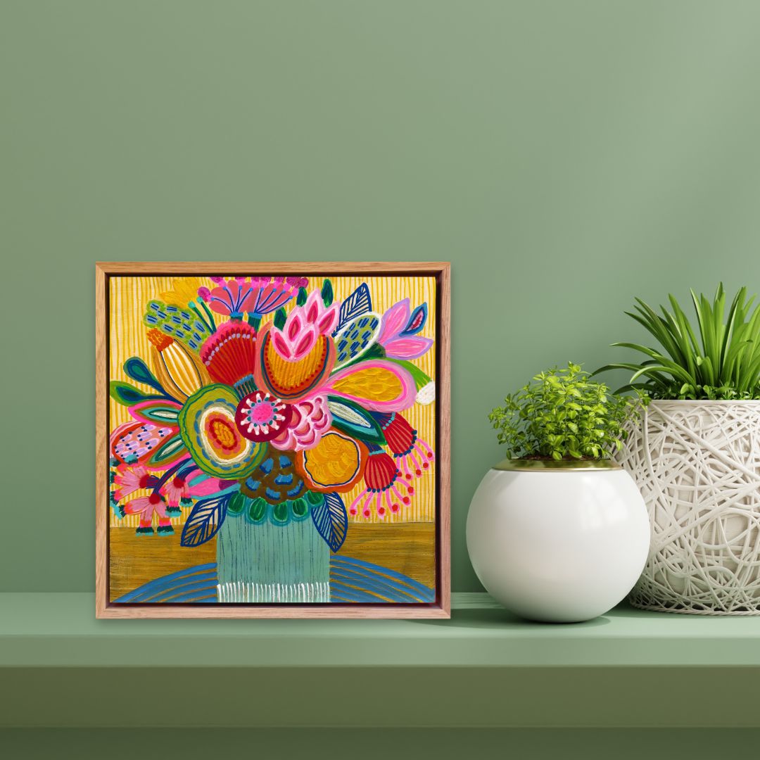 Joyful Blooming – Original Painting | Botanical Collection