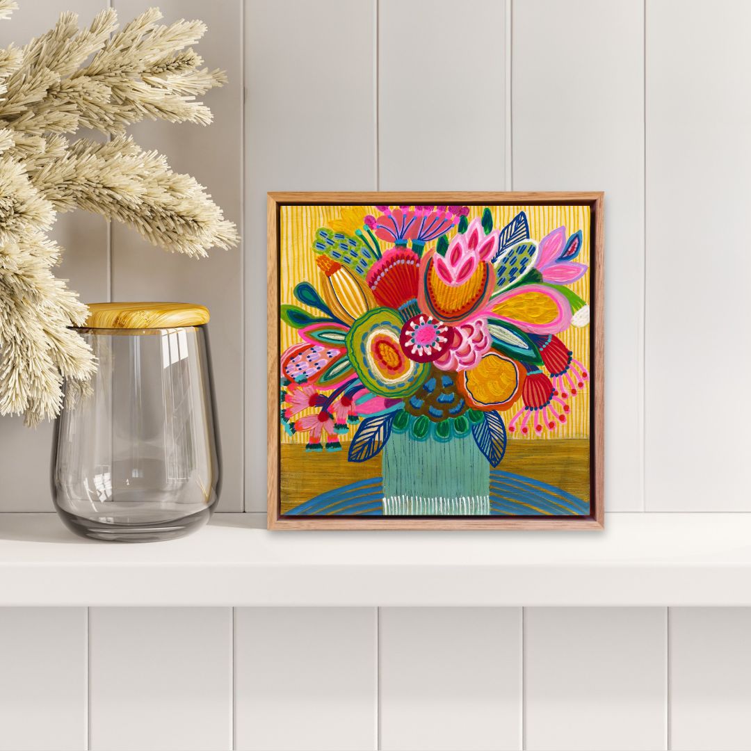 Joyful Blooming – Original Painting | Botanical Collection