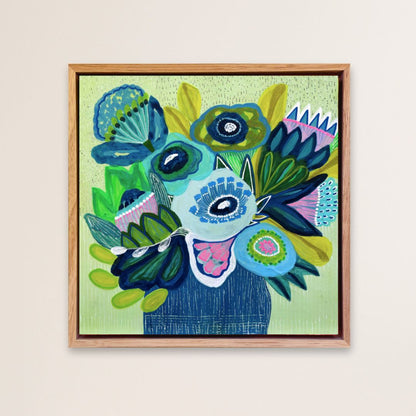 Cool Garden Cuttings – Mini Original Painting | Botanical Collection