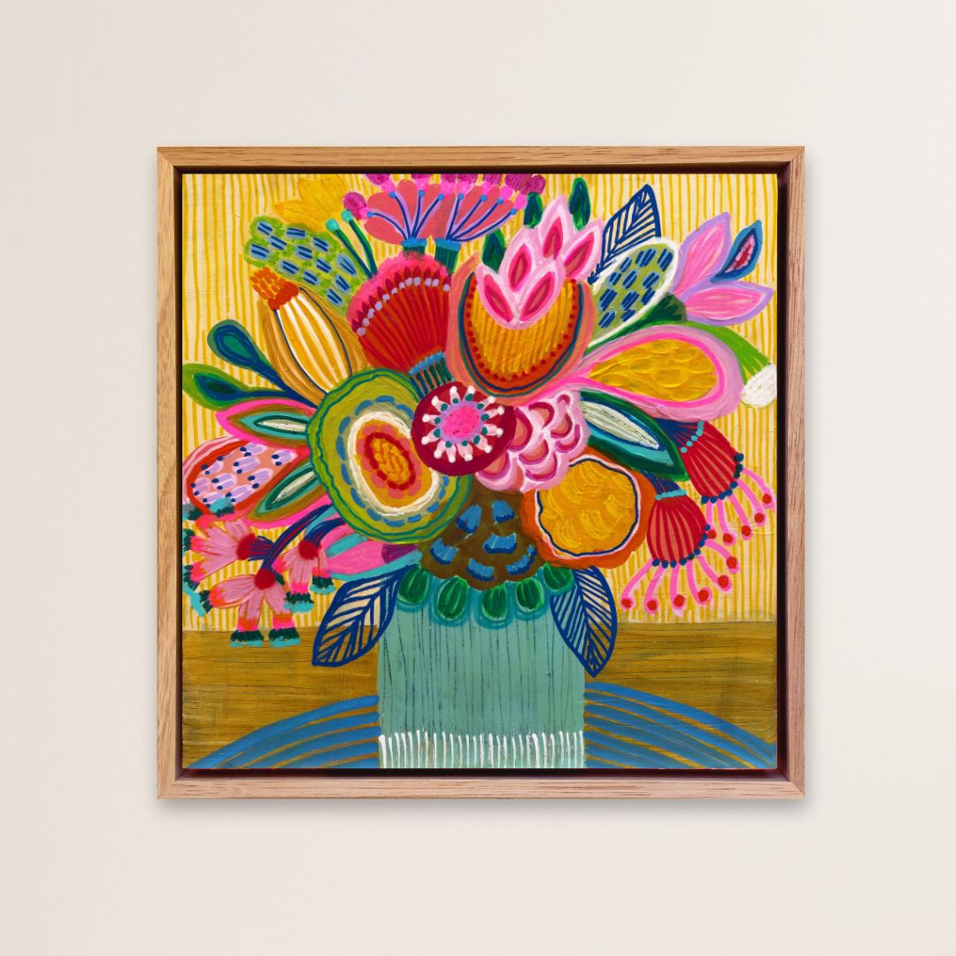 Joyful Blooming – Original Painting | Botanical Collection